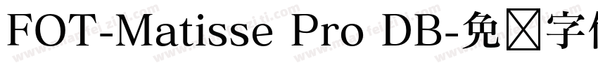 FOT-Matisse Pro DB字体转换